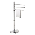 Gedy - Pied avec porte-serviettes HIBISCUS 90,5 cm chrome brillant