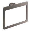 Gedy - Porte-serviettes mural PIRENEI 15x23 cm gris métallisé