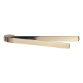Gedy - Porte-serviettes mural pivotant PIRENEI 35,9 cm doré