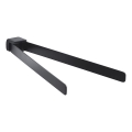 Gedy - Porte-serviettes rotatif mural PIRENEI 36 cm noir mat