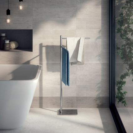 Gedy - Porte-serviettes TRILLY 83,5 cm chromé brillant