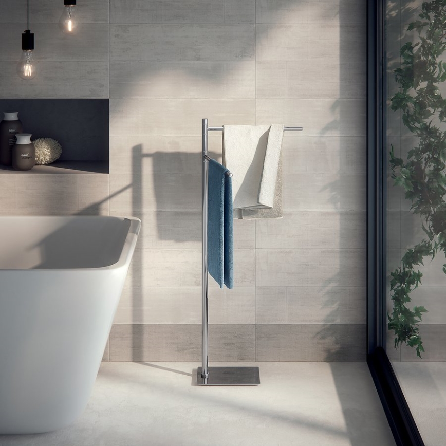 Gedy - Porte-serviettes TRILLY 83,5 cm chromé brillant