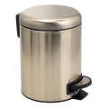 Gedy - Poubelle POTTY 3 l à fermeture amortie, dorée mate