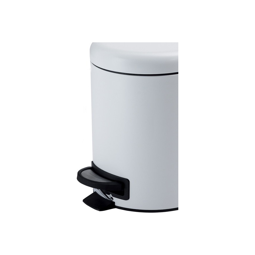 Gedy - Poubelle POTTY 3 l à fermeture douce blanche