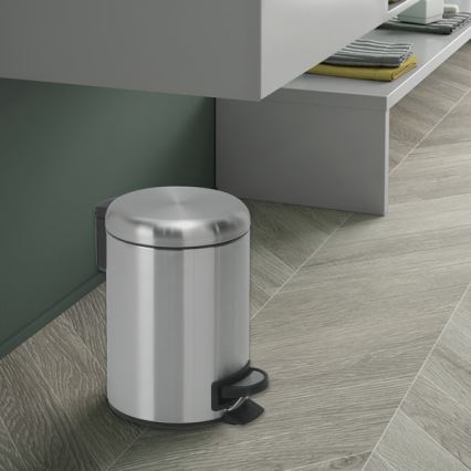 Gedy - Poubelle POTTY 3 L à fermeture douce en inox