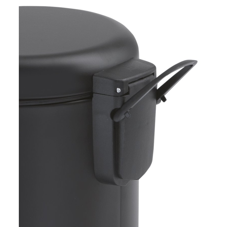 Gedy - Poubelle POTTY 3 L à fermeture douce, noire mate