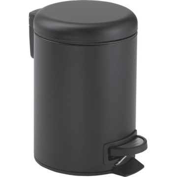 Gedy - Poubelle POTTY 5 l à fermeture douce, noir mat