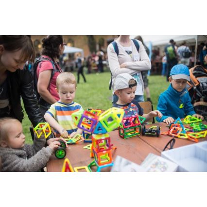 GeoSmart - Kit de construction magnétique 100 pce