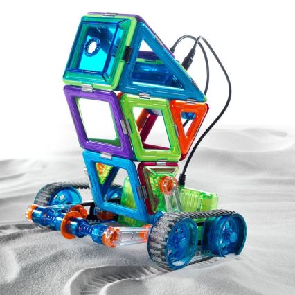 GeoSmart - Kit de construction magnétique Mars Explorer 51 pce