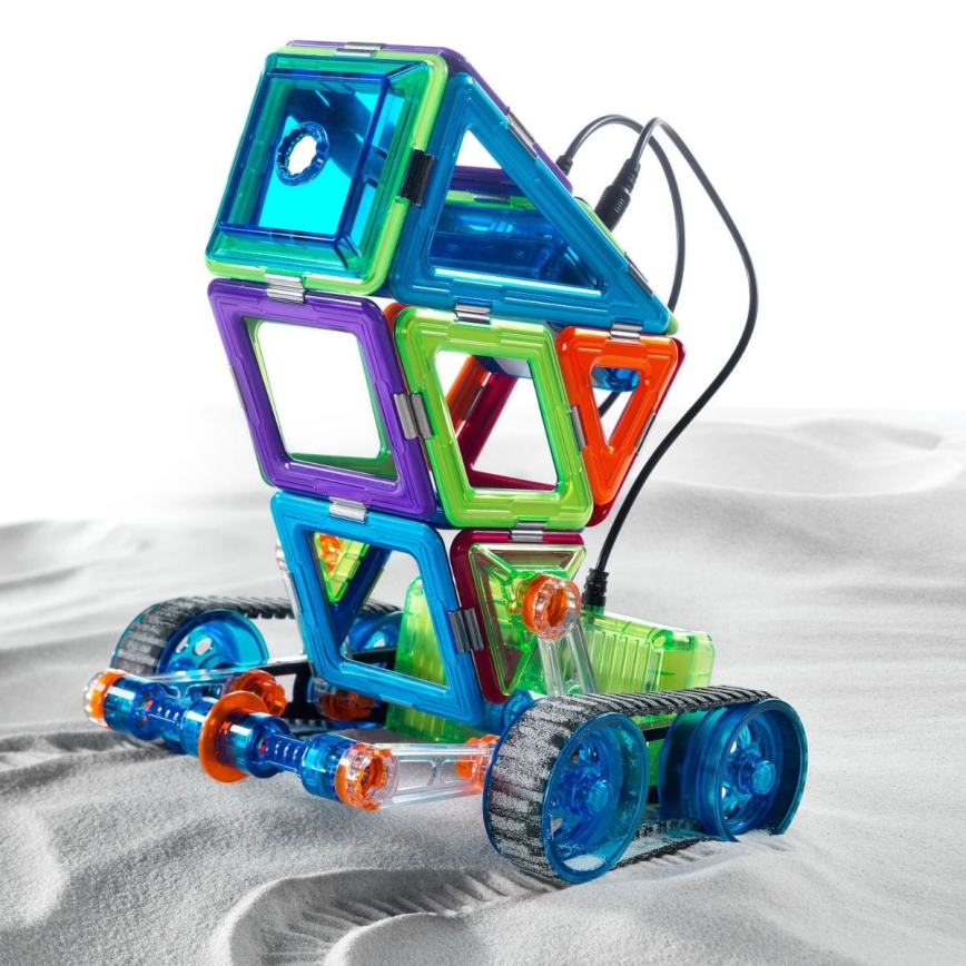 Jeu de construction magnétique Géosmart Mars Explorer Le robot 51 pièces -  Jeu de construction magnétique - Achat & prix