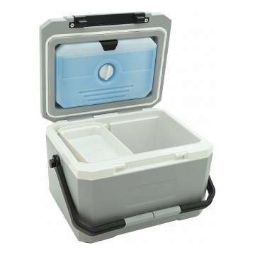 Glacière 5 l avec pack réfrigérant, gris