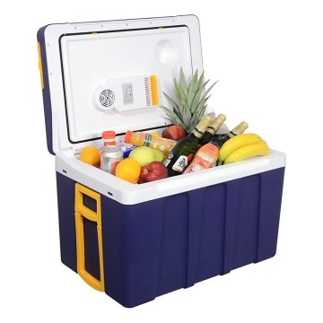 Glacière électrique mobile 60W/230/12V 50 l bleu/jaune