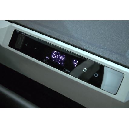 Glacière portable pour voiture à compresseur 230/24/12 V