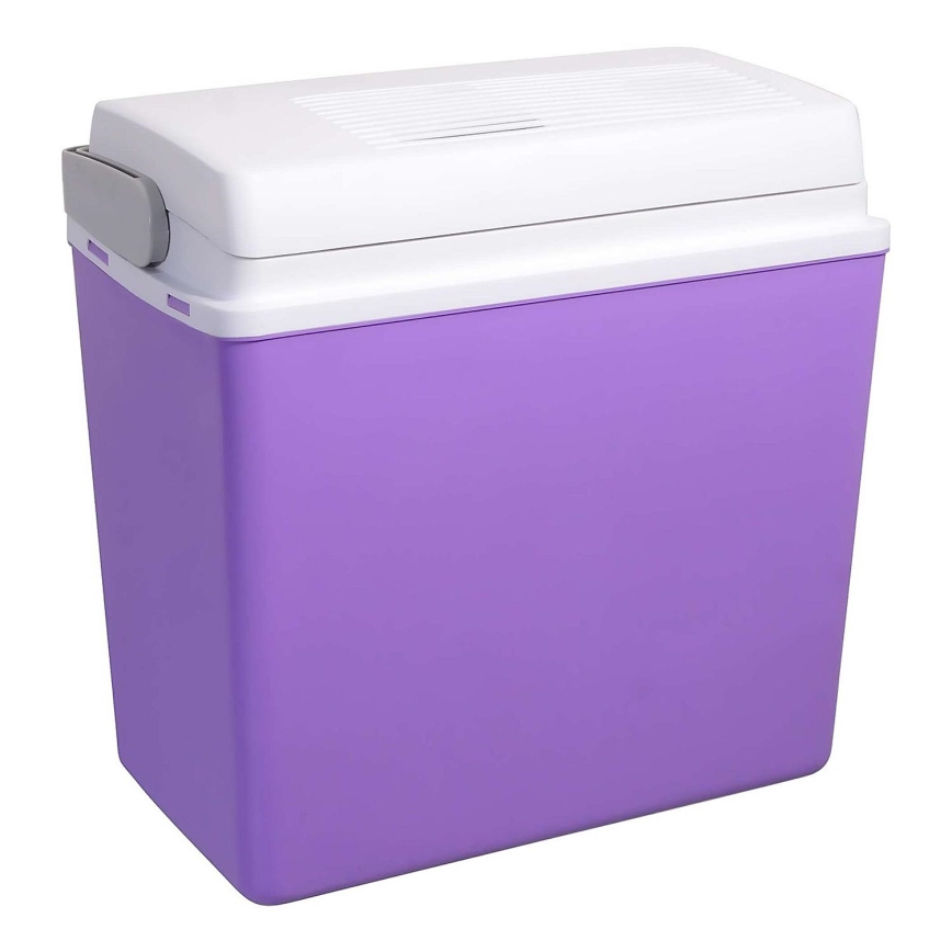 Glacière portative 23 l 55W/12V/230V violette/blanche