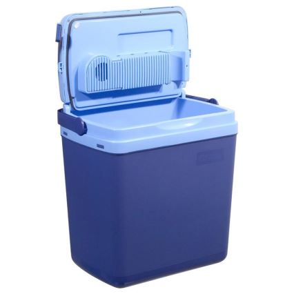 Glacière réfrigérée avec écran 48 W / 230 V / 12 V, 25 L, bleu