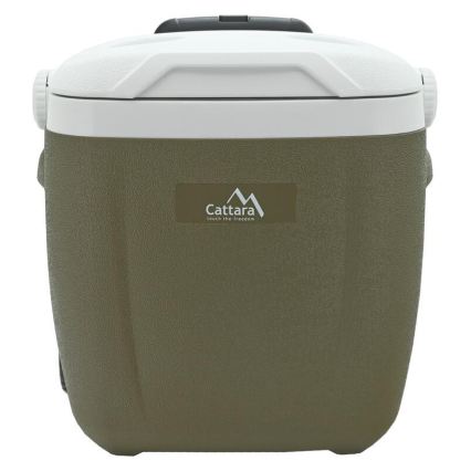 Glacière sur roulettes 16 L verte
