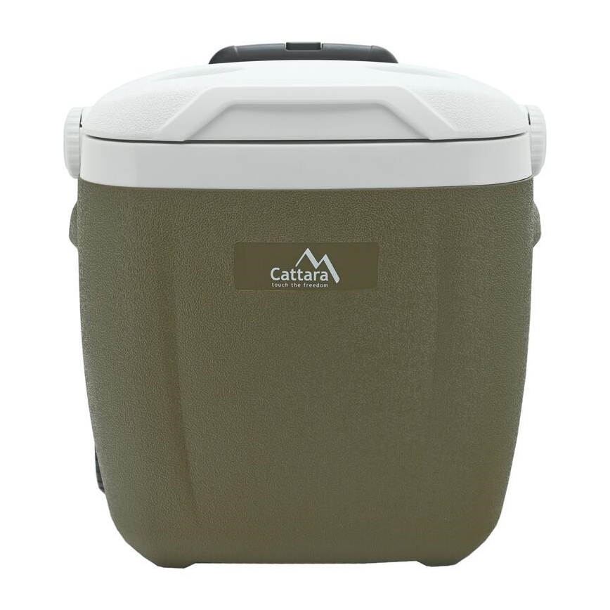 Glacière sur roulettes 16 L verte