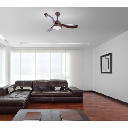 Globo - Ventilateur de plafond LED 1xLED/18W/230V + télécommande