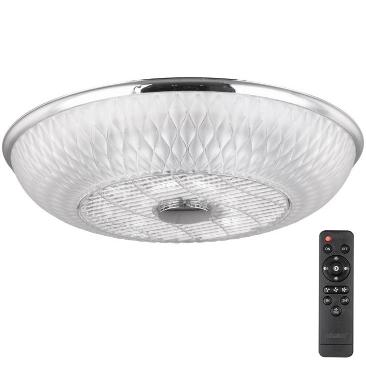 Globo 03622 - Plafonnier LED à intensité variable avec ventilateur LED/36W/230V + Télécommande