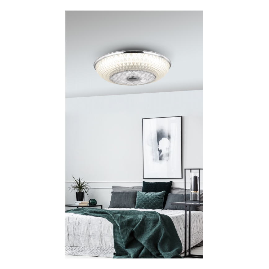 Globo 03622 - Plafonnier LED à intensité variable avec ventilateur LED/36W/230V + Télécommande