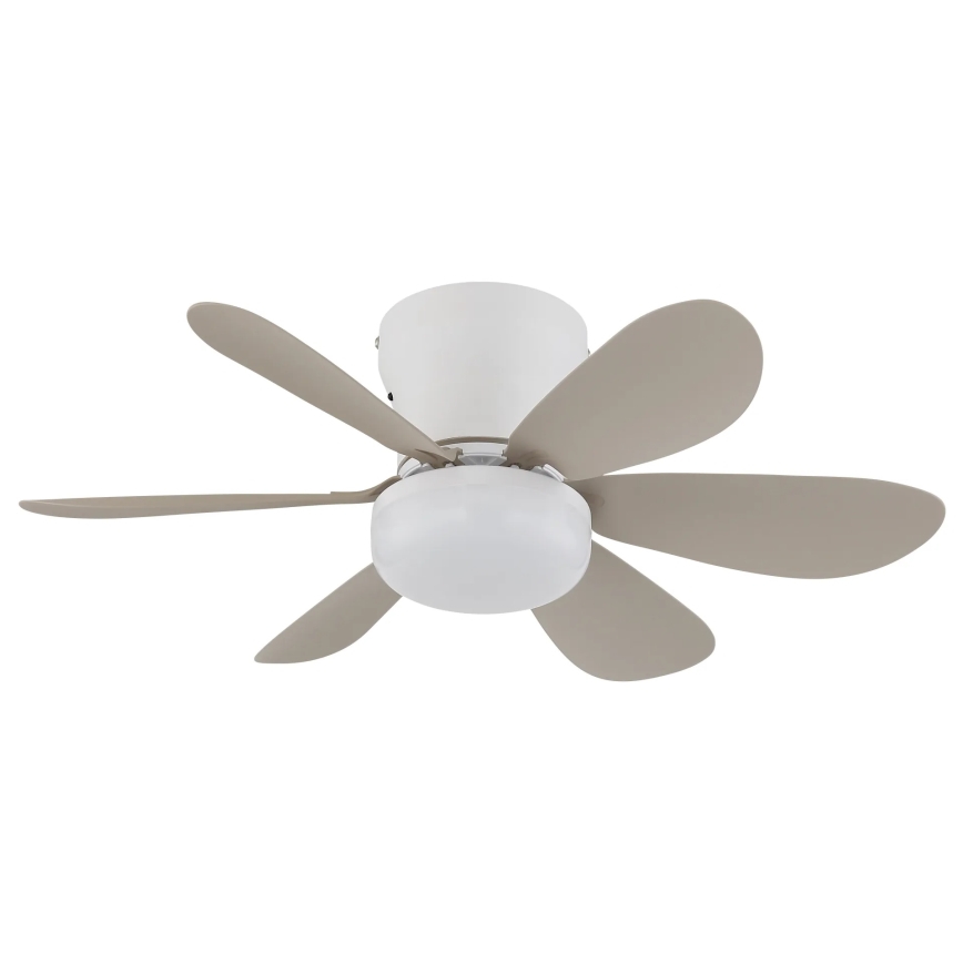 Globo - Ventilateur de plafond LED dimmable LED/5W/230V 2700-6500K beige + télécommande