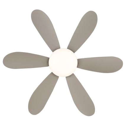 Globo - Ventilateur de plafond LED dimmable LED/5W/230V 2700-6500K beige + télécommande
