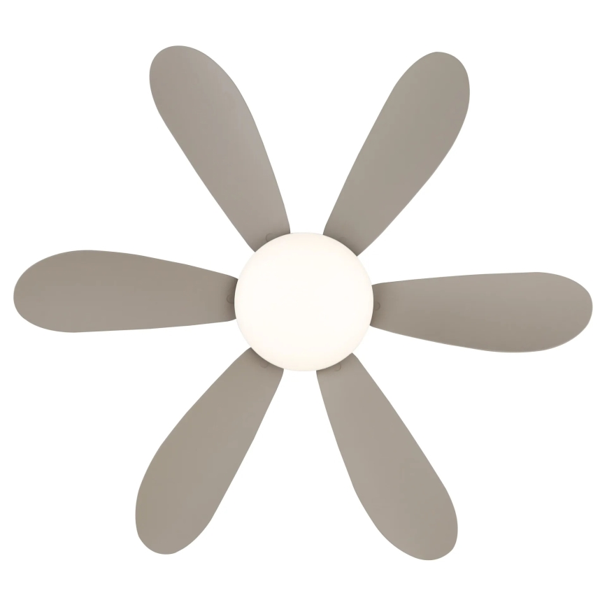 Globo - Ventilateur de plafond LED dimmable LED/5W/230V 2700-6500K beige + télécommande