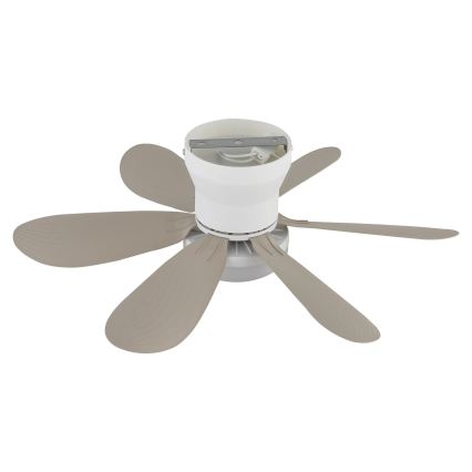 Globo - Ventilateur de plafond LED dimmable LED/5W/230V 2700-6500K beige + télécommande