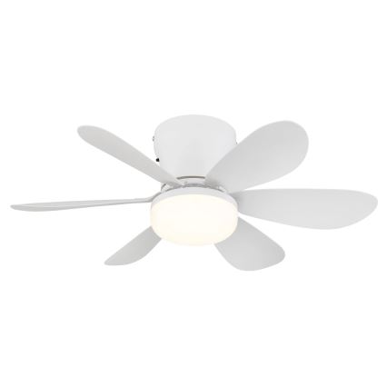 Globo - Ventilateur de plafond LED dimmable LED/5W/230V 2700-6500K blanc + télécommande