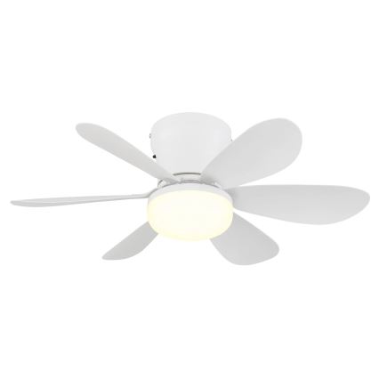 Globo - Ventilateur de plafond LED dimmable LED/5W/230V 2700-6500K blanc + télécommande
