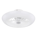 Globo 03632W - LED Plafonnier avec ventilateur LAFEE LED/18W/230V