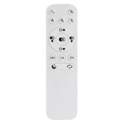 Globo - Ventilateur de plafond LED dimmable 40W/230V (3000–6500K), noir + télécommande