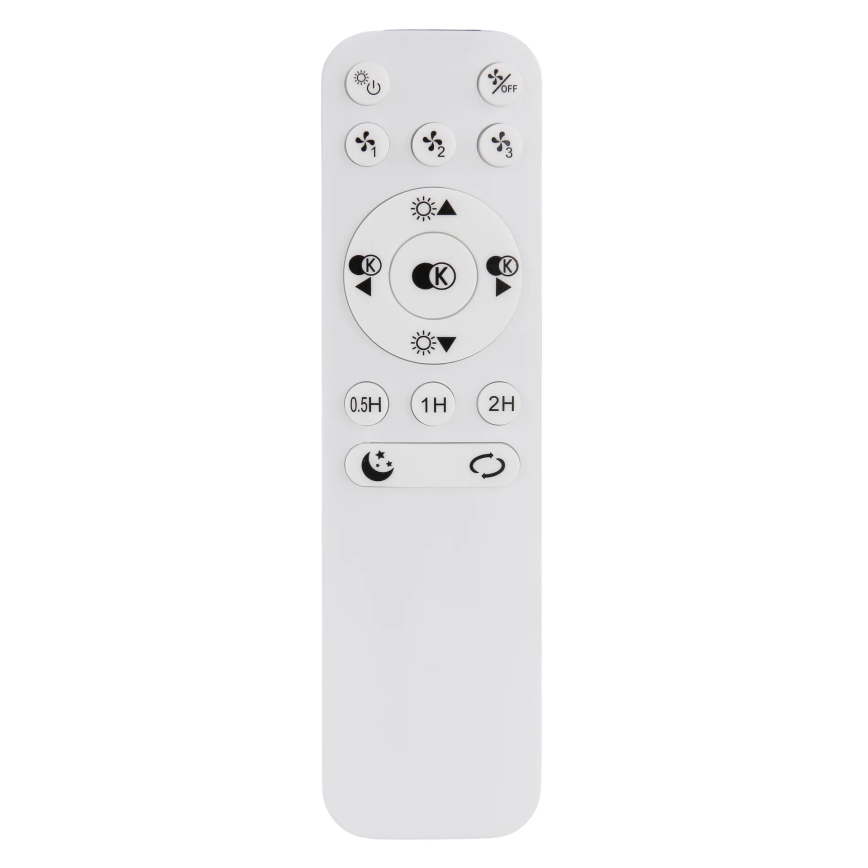 Globo - Ventilateur de plafond LED dimmable 40W/230V (3000–6500K), noir + télécommande