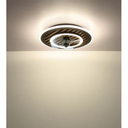 Globo - Ventilateur de plafond LED dimmable LED/36W/230V 2700-6000K noir + télécommande