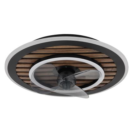 Globo - Ventilateur de plafond LED dimmable LED/36W/230V 2700-6000K noir + télécommande