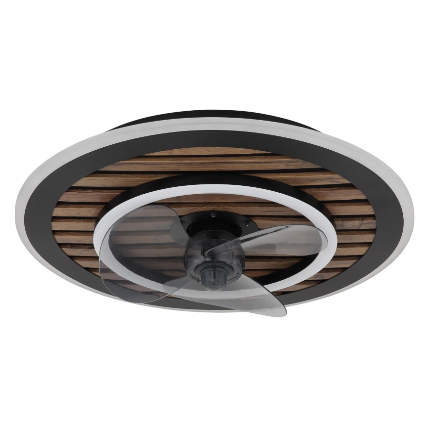 Globo - Ventilateur de plafond LED dimmable LED/36W/230V 2700-6000K noir + télécommande