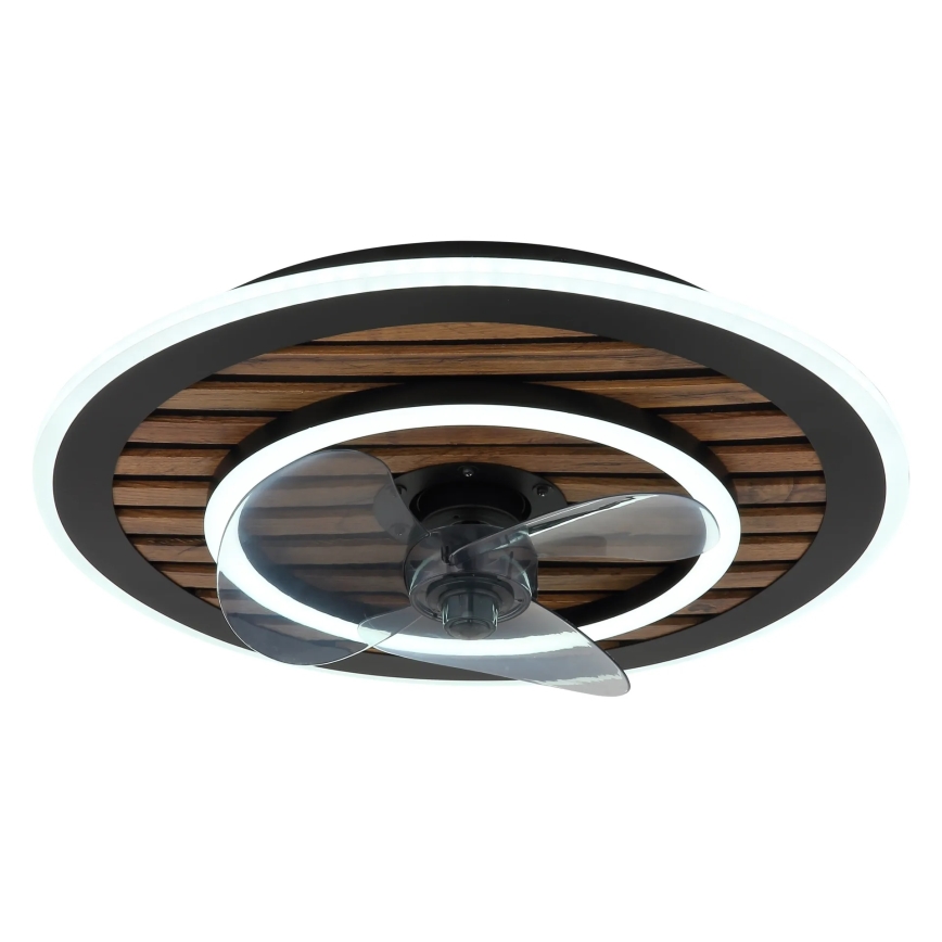 Globo - Ventilateur de plafond LED dimmable LED/36W/230V 2700-6000K noir + télécommande
