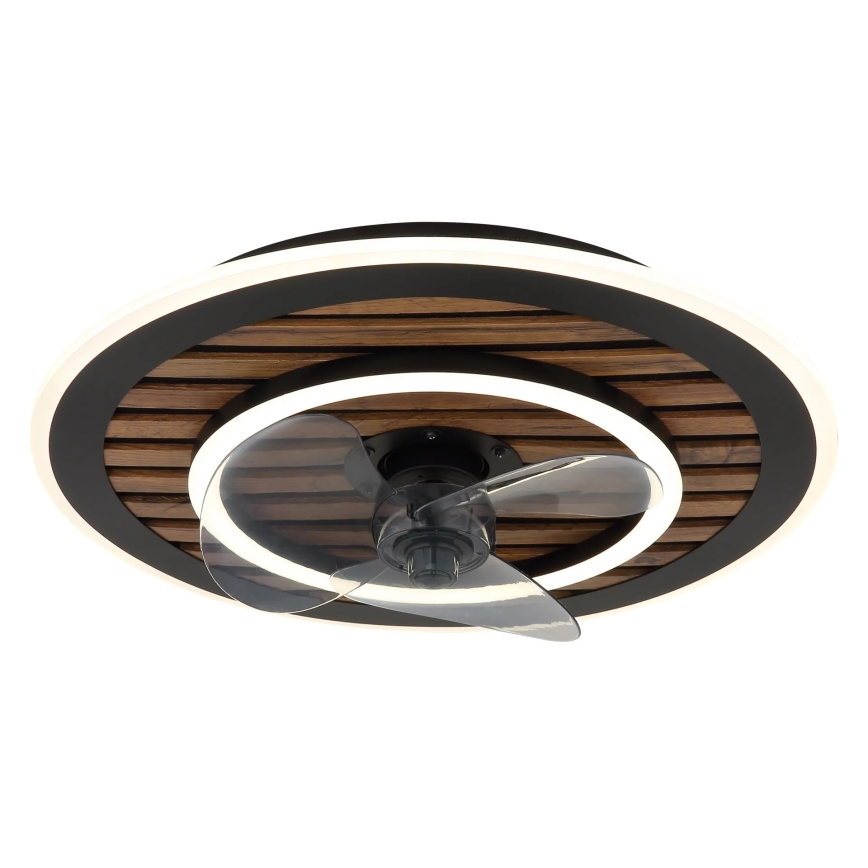 Globo - Ventilateur de plafond LED dimmable LED/36W/230V 2700-6000K noir + télécommande