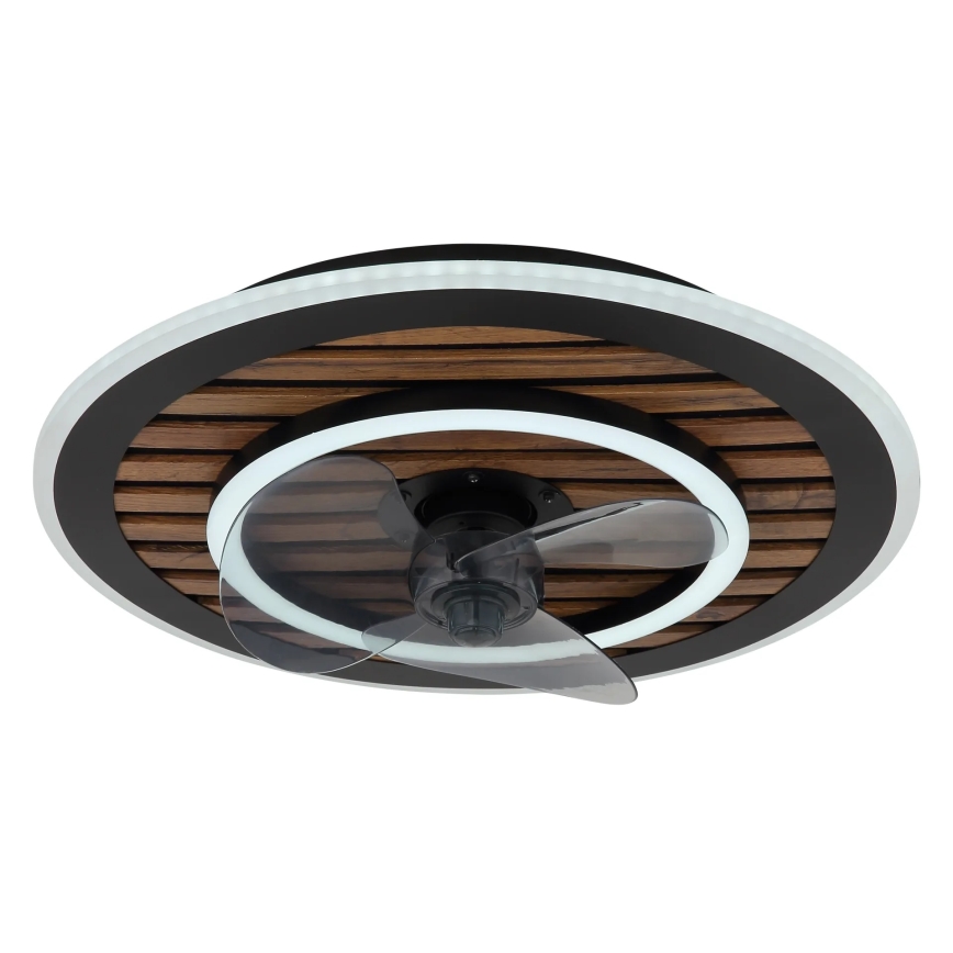 Globo - Ventilateur de plafond LED dimmable LED/36W/230V 2700-6000K noir + télécommande