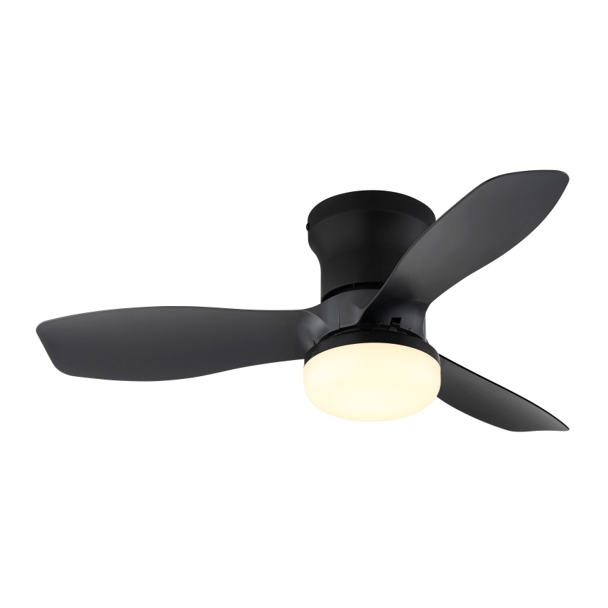 Globo - Ventilateur de plafond LED à intensité variable/15W/230V 2700-6500K noir + télécommande