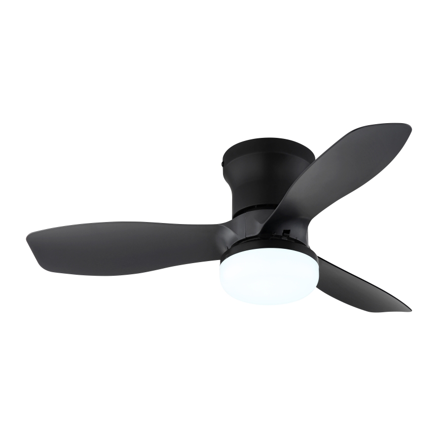 Globo - Ventilateur de plafond LED à intensité variable/15W/230V 2700-6500K noir + télécommande