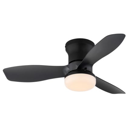 Globo - Ventilateur de plafond LED à intensité variable/15W/230V 2700-6500K noir + télécommande