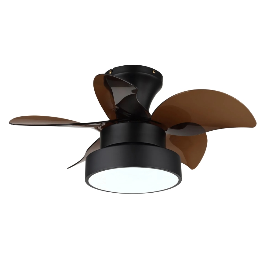 Globo - Ventilateur de plafond LED à intensité variable LED/22W/230V 3000/4500/6000K marron + télécommande