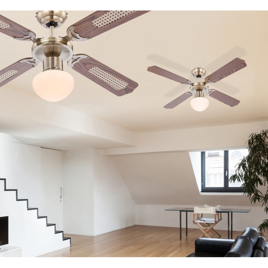 Globo - Ventilateur de plafond 1xE27/60W/230V