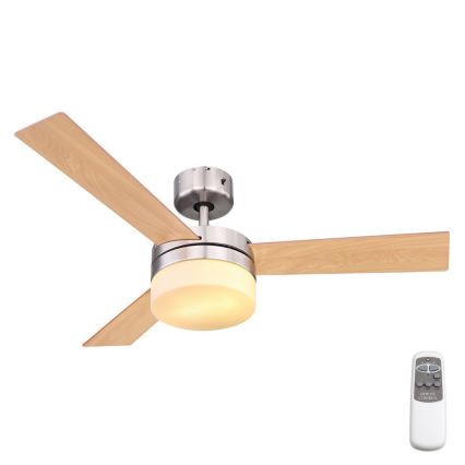 Globo - Ventilateur de plafond 2xE14/40W/230V + télécommande