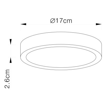 Globo - Plafonnier LED à intensité variable LED/22W/230V