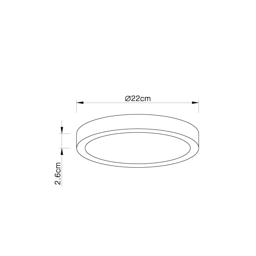 Globo - Plafonnier à intensité variable LED/28W/230V