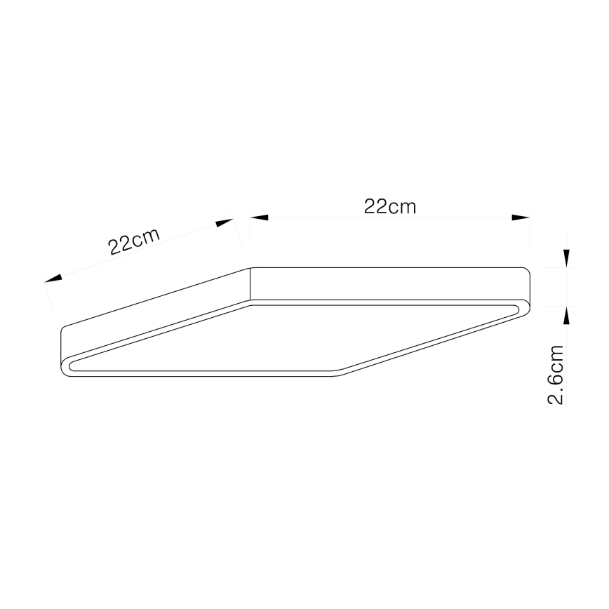 Globo - Plafonnier à intensité variable LED LED/28W/230V