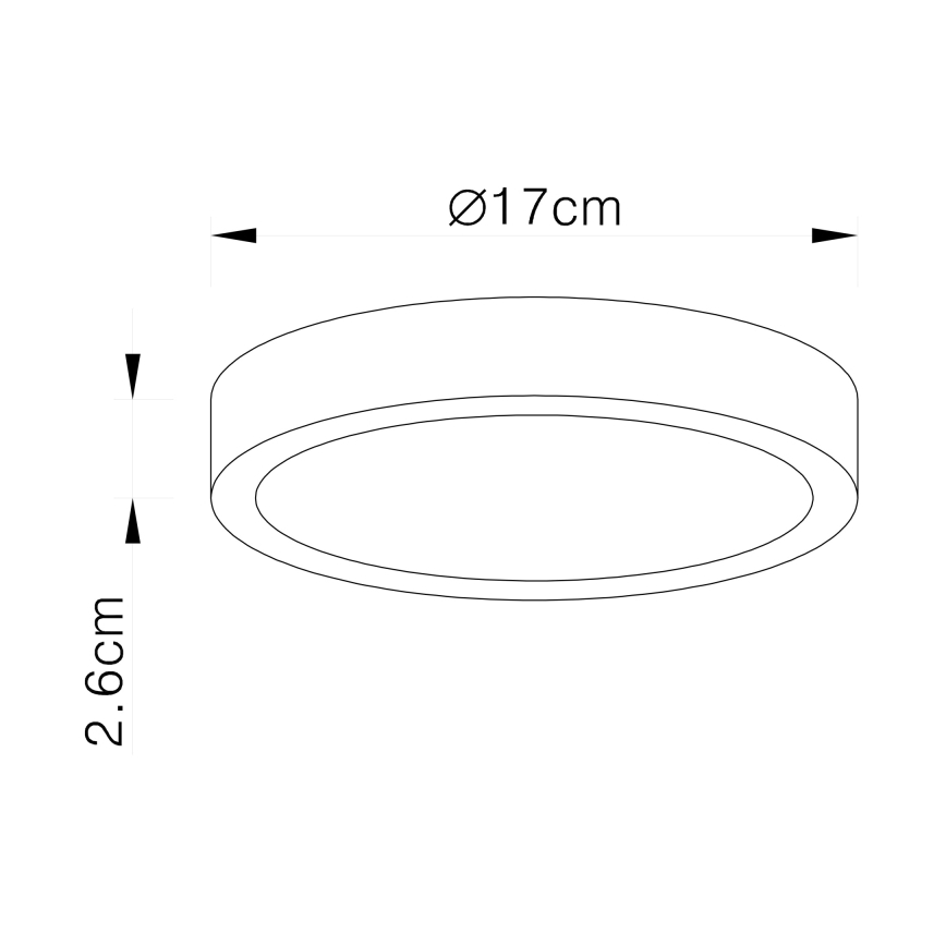 Globo - Plafonnier LED dimmable 22W/230V
