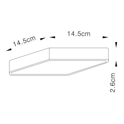 Globo - Plafonnier LED LED/15W/230V